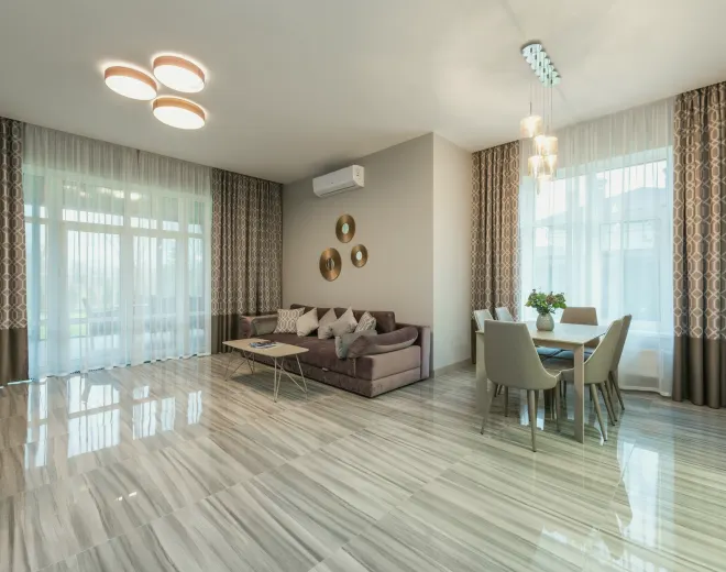 Apartamento vazio após a mudança dos filhos